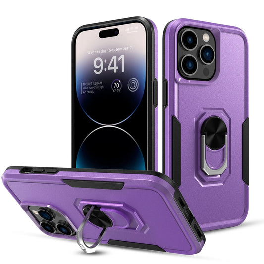 Phone Case with Ring Stand for Iphone 14 Pro Max/14 Pro/14 Plus/14 Shockproof Armor Cover, Blue