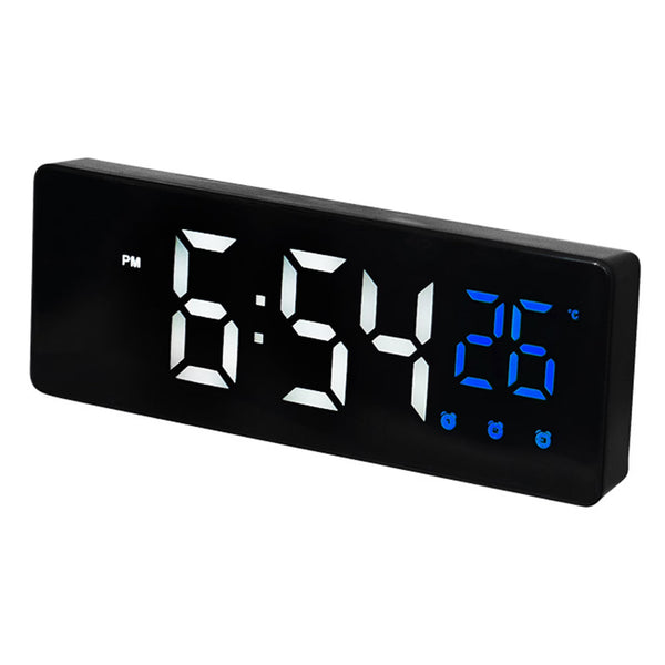 Dimmable Digital Alarm Clock with Triple Alarm Function 6.3" X 1" X 2.4"